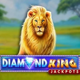 Diamond King Jackpots online game logo by SpinPlay Games on winbeatzz.de