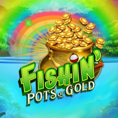 Fishin Pots Of Gold logo by Gameburger Studios at Winbeatz Casino