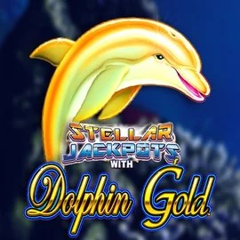 Dolphin Gold with Stellar Jackpots slot visual from Lightning Box Game available on winbeatzz.de